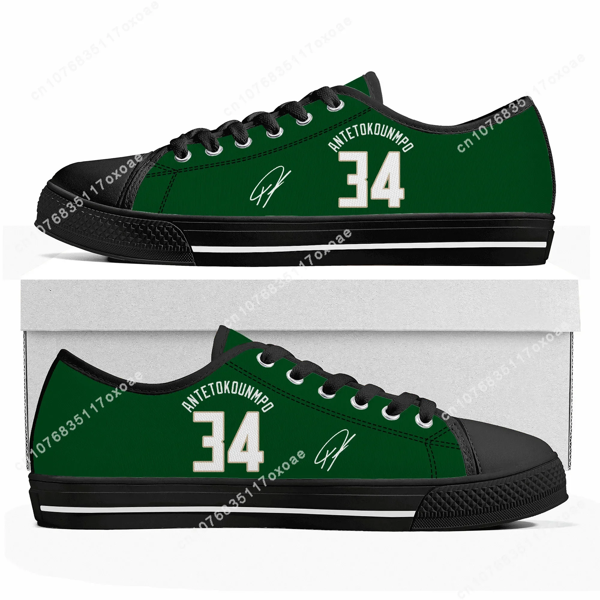 

Antetokounmpo basketball Low Top Sneakers Mens Womens Teenager Giannis NO 34 Canvas Sneaker Casual Shoes Custom Shoe