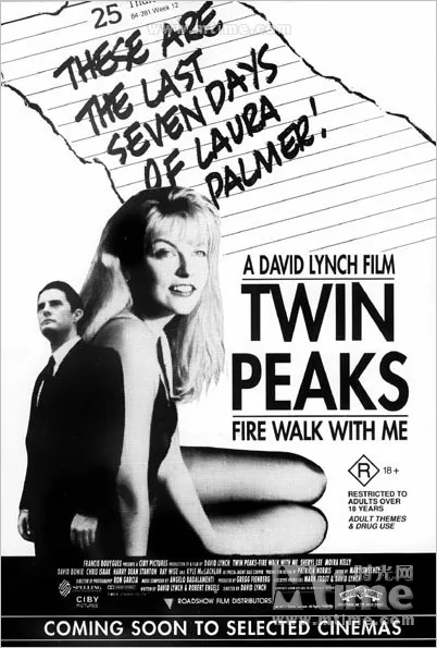 Film Twin Peaks: Fire Walk with Me 1992 Art SILK POSTER Wall Art Home Decoratief schilderij