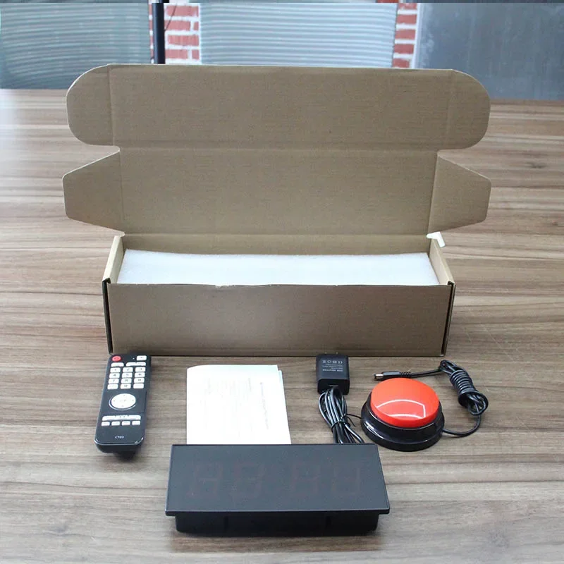 Popular Game Challenge 4 Digit LED Digital Display 10 Seconds Challenge Timer