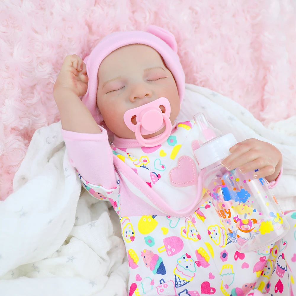 18 inch realistische herboren babyslaappop meisje Levi met handgeschilderd haar 3D huid verzamelbare kunstpop kerstverjaardagscadeau