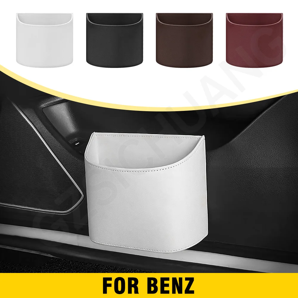 

Car Trash Can Car Suspension Waterproof Garbage Bin For Mercedes Benz AMG W204 W205 W203 W211 W212 W213 W201 Car Accessories