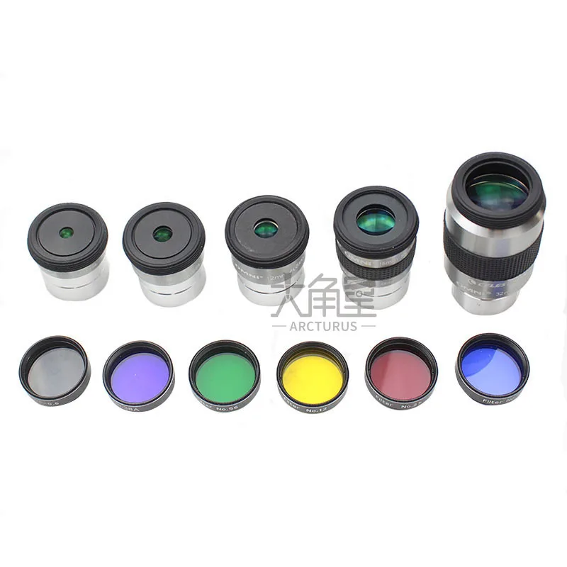 Celestron OMNI 6mm 9mm 12mm 15mm 32MM Eyepiece 12# 25# 38A 56# 80A ND96-0.6 6pcs Color Filters Set For Astronomical Telescopes