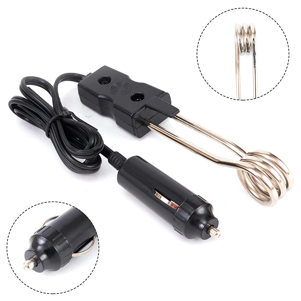 12V 120W Car Immersion Heater Car Auto Cup Mug Water Heater Element Kettle Tea Coffee Soup Auto Electric Parts