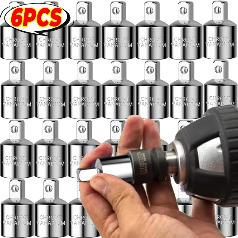 

Ratchet Wrench Adapter 1/2 Large Flywheel 3/8 Medium Flywheel Sockets Adapter Converter Sleeve Head Adapter Car Hand Repair Tool