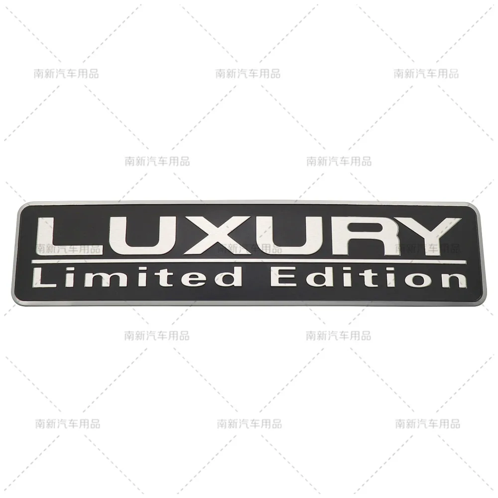 LUXURY Limited Edition Car Letter Emblem Universal Auto Side Fender Rear Trunk Modified Exterior Styling Sticker Accessories