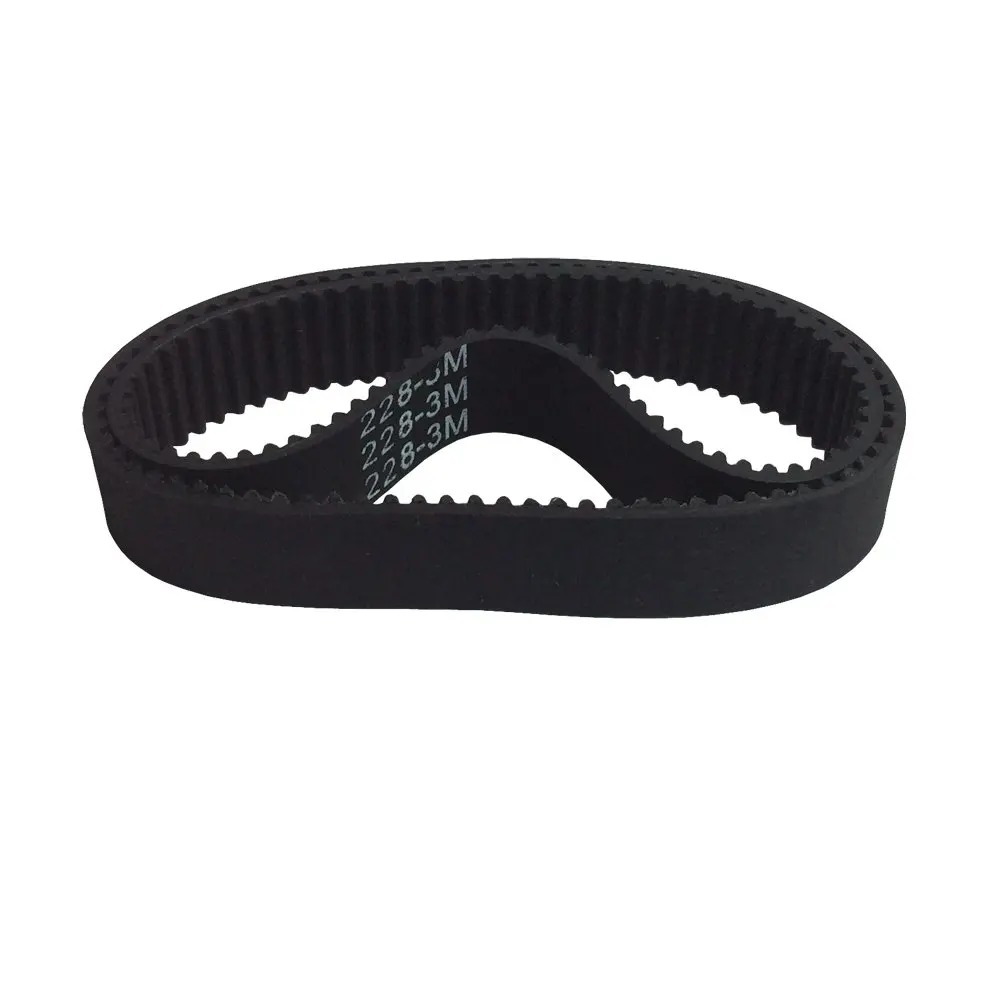 

Ремень синхронный HTD 3M, длина 228 мм, зубцы 76, ширина 15 мм, зубчатый ремень с 2 звеньями
