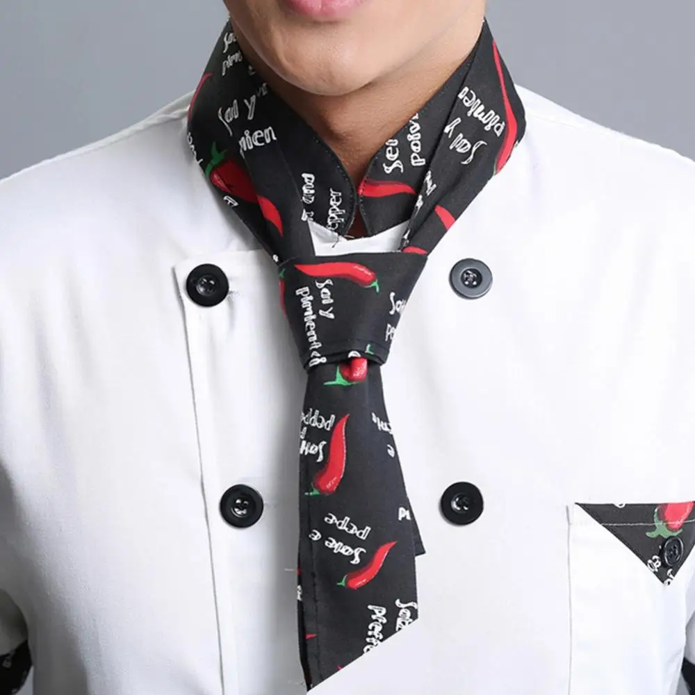 Foulard de chef en coton, écharpe de cuisine et de cuisson, vêtements de travail, cravates, uniformes de chef, restaurant hôtel