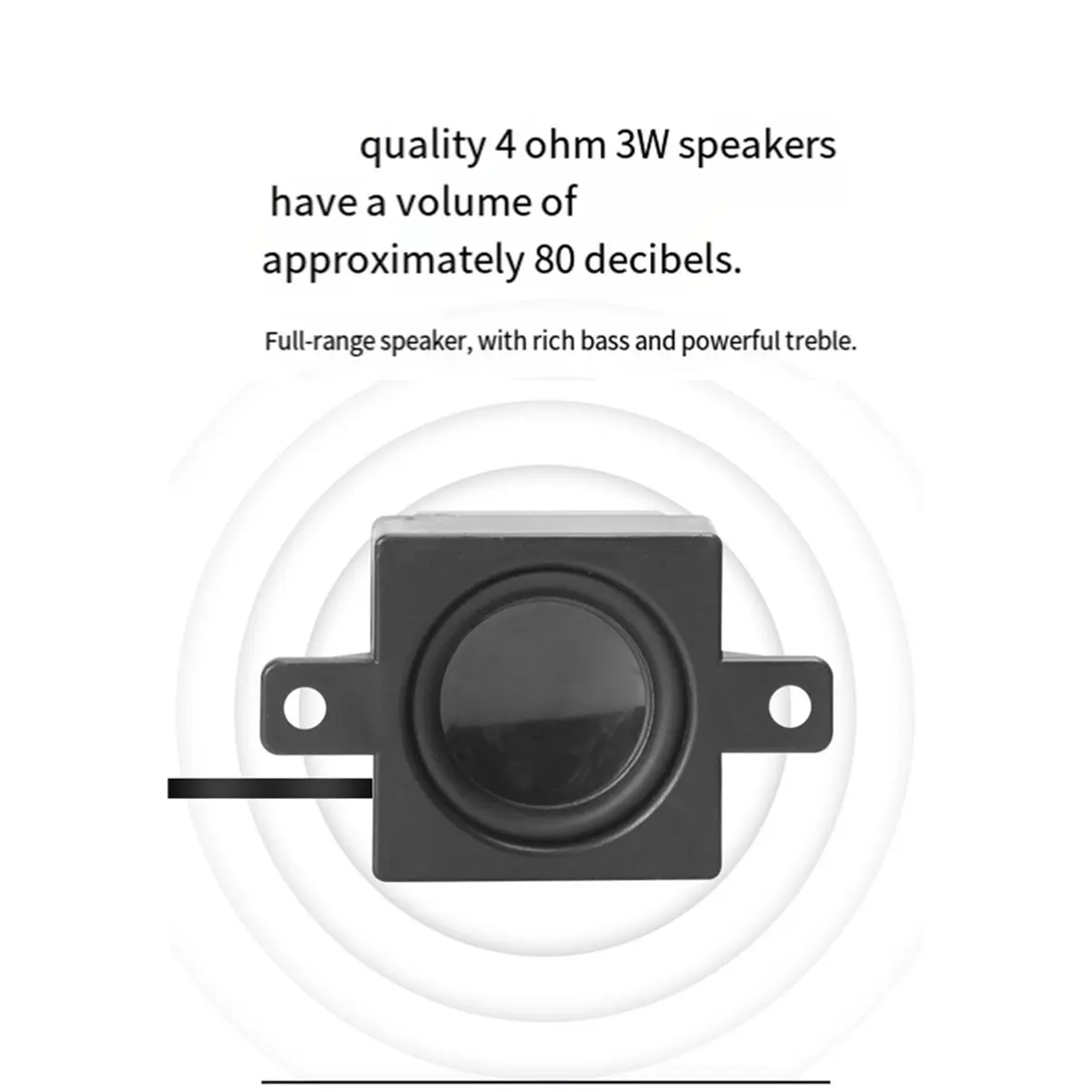 A40I USB Speaker Horn Computer Portable Speaker Power Amplifier Stereo Can Be Used for Raspberry Pi5