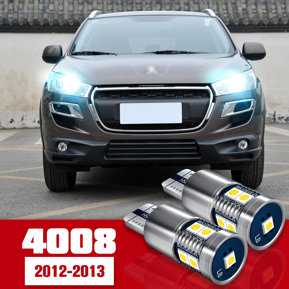 

2pcs LED Accessories Parking Light Bulb Clearance Lamp For Peugeot 4008 2012 2013