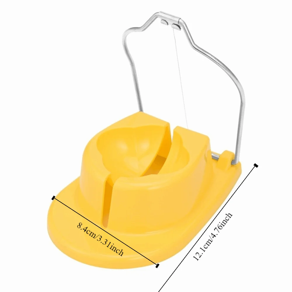 Handheld Boiled Egg Slicer Labor-saving Efficient Songhua Eggs Divider Two Cutters Rust Resistant Strawberry Divider Salads - view 6