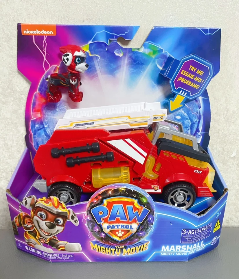 Original Paw Patrol Car Tracker Chase Rex Zuma Action Figure Toy Birthday Gift  Anime Action Collection Model Toys For Children