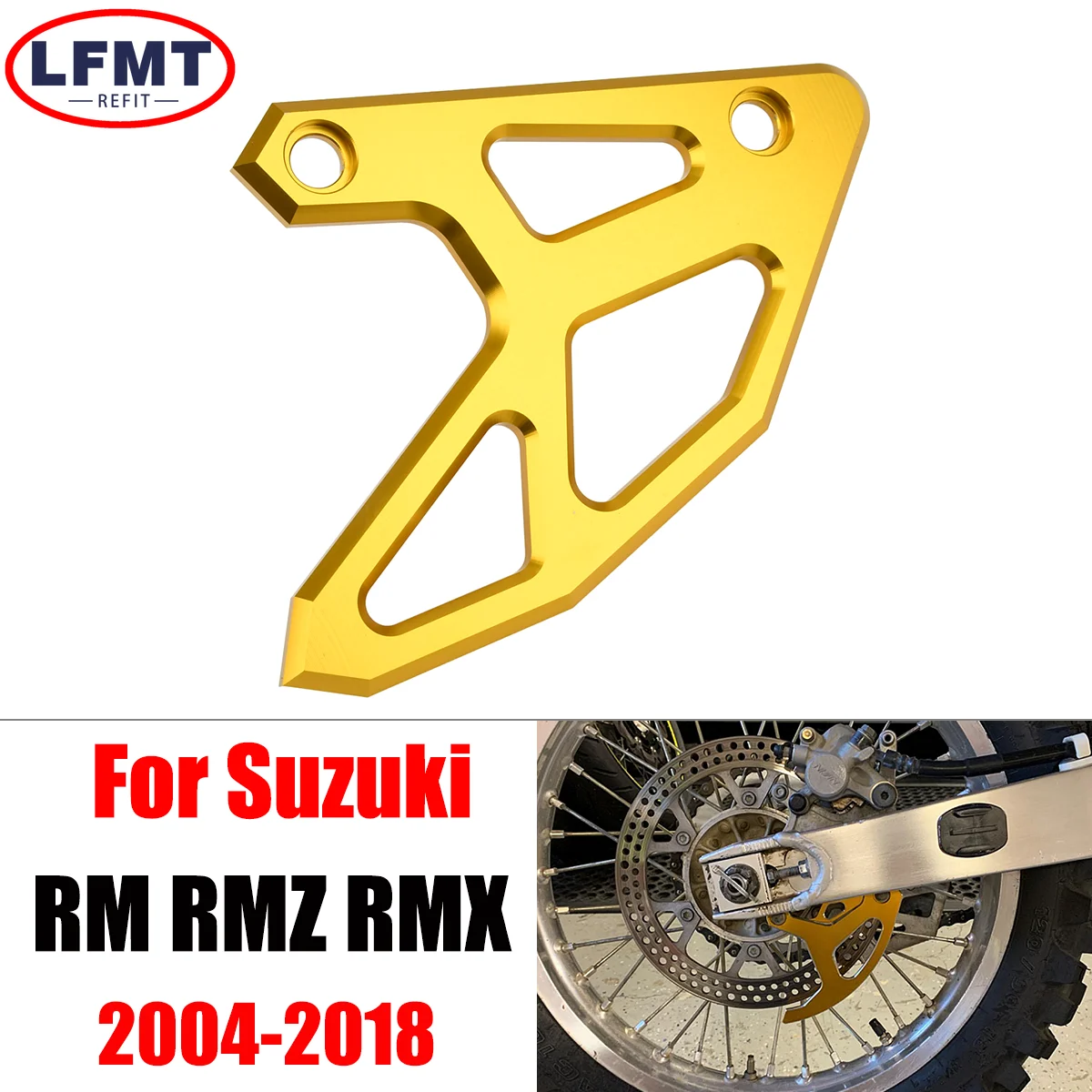 

Motorcycle CNC Rear Brake Disc Guard Protector Cover For Suzuki RMZ450 RMX450Z RM 125 250 Z250 Z450 RMX 450Z RM125 RM250 RMZ250