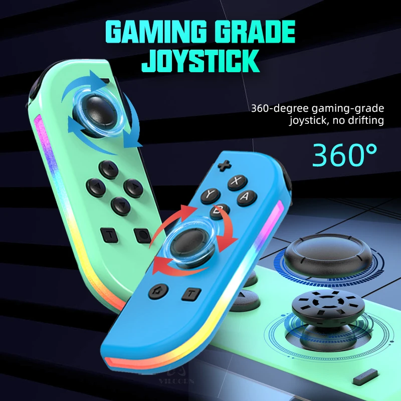 Switch Joypad for Nintendo Switch Oled Lite L/R Joy Controller with Dual Vibration Cons Gamepad For PC YUZU