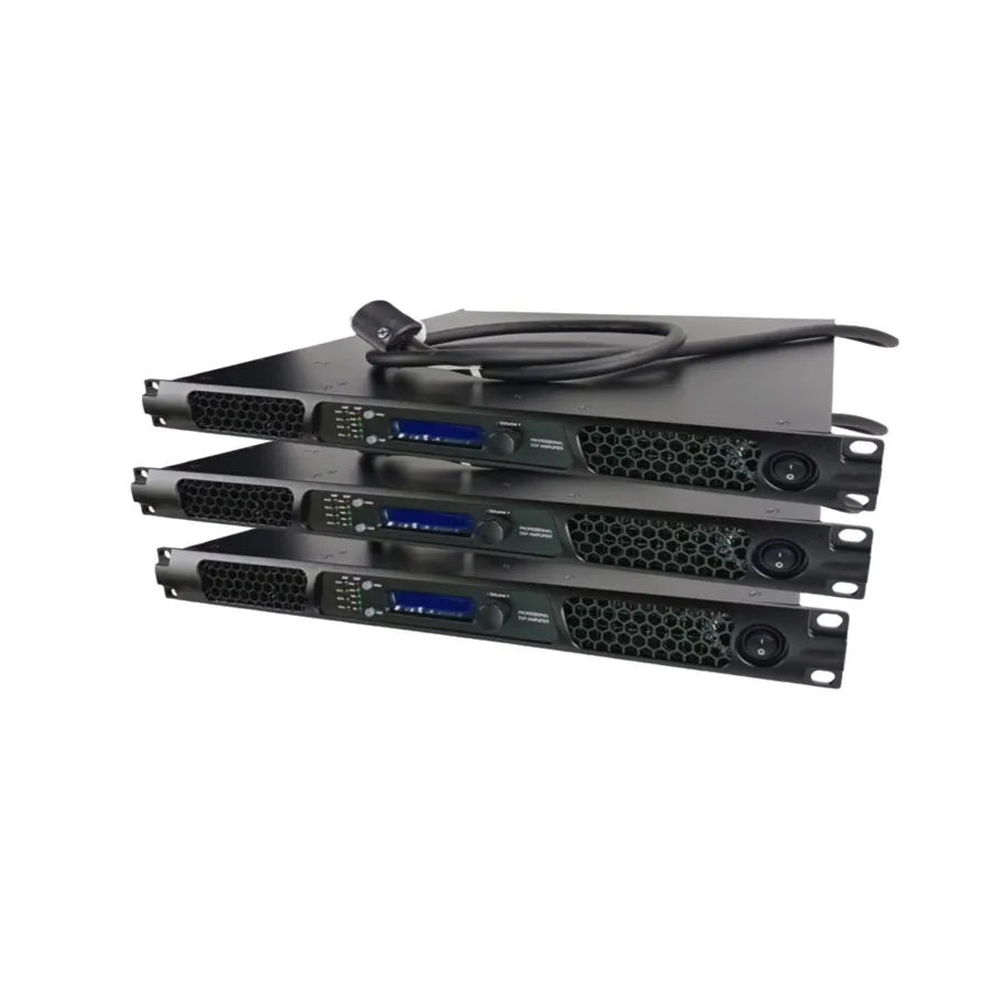 

4 Channel Power Amplifier Features Simple Setup and Balanced Output Suitable for Home Theaters and Small Setups