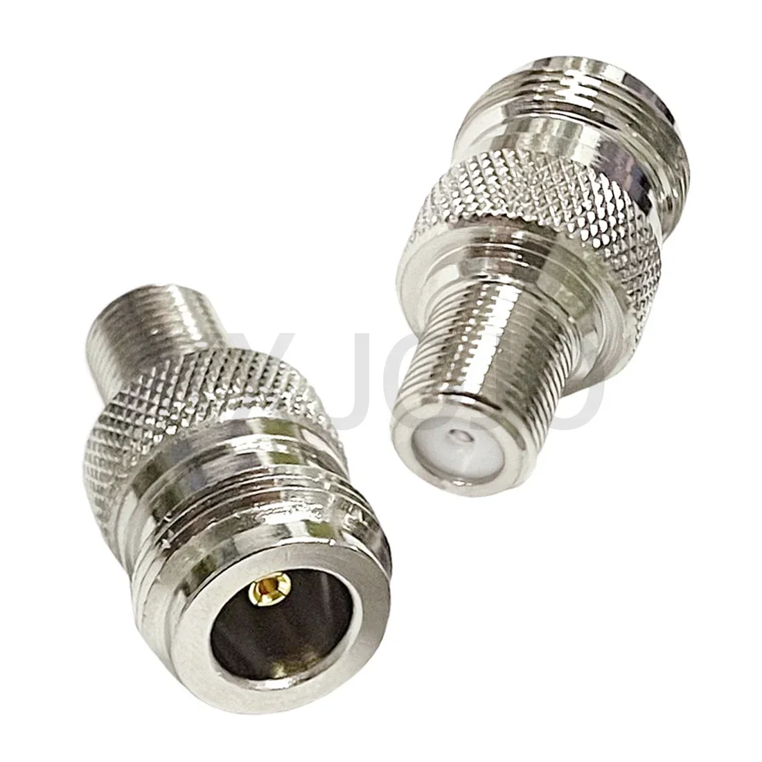 F to N Type Male Female RF Connector Coaxial Converter Antenna Adapter Straight 1pc