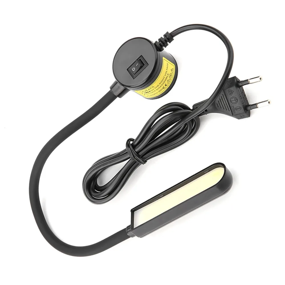 6W COB Sewing Machine Light Adjustable Angle Flexible Gooseneck LED Sewing Light Magnetic Mount Machine Work Light