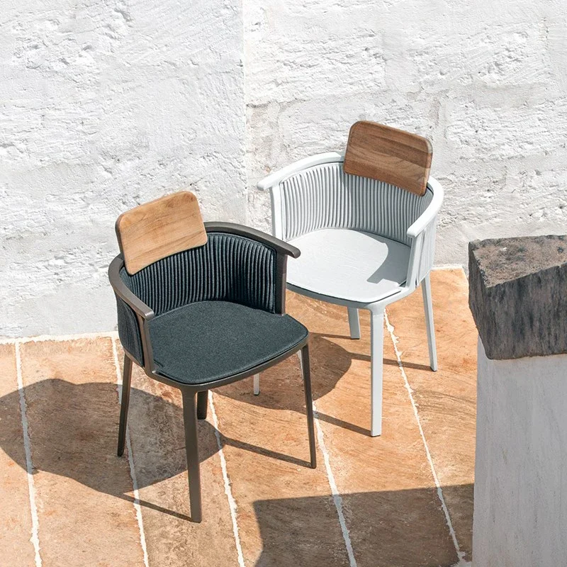 Balcony Table and Chair Outdoor Rattan Chair Coffee Table Rattan Garden Outdoor Hotel Bar Stool