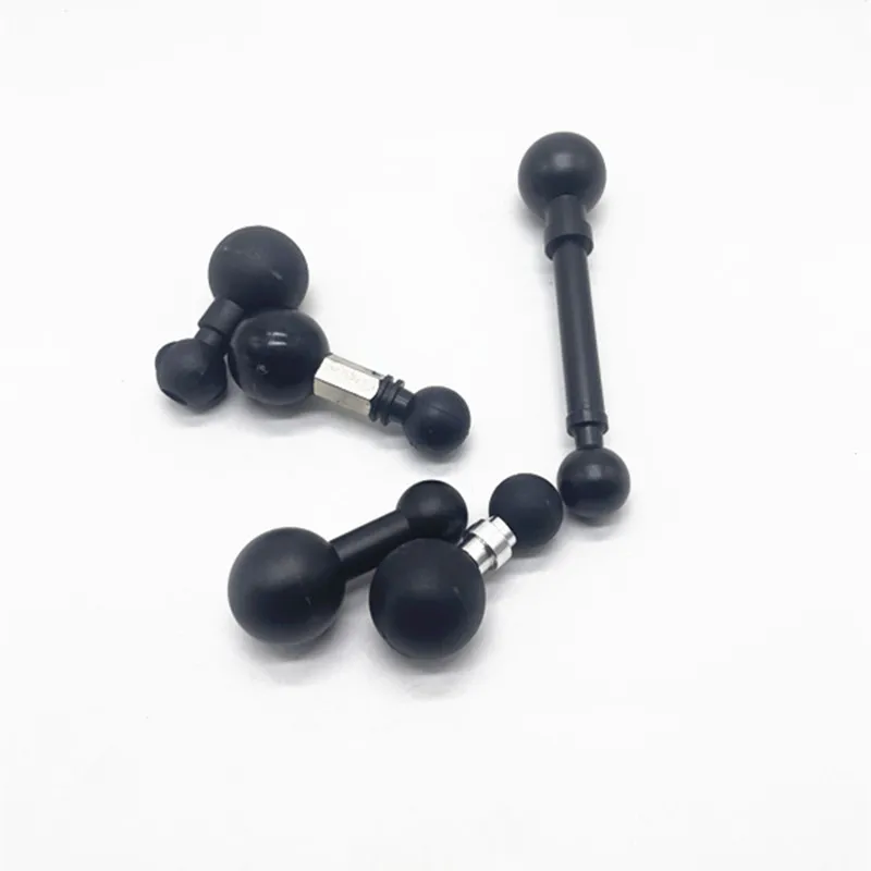 1 inch/ 25mm to 17mm Ball Adapter for RAM Mounts B Size Double Socket Arm for Garmin 17mm Swivel Ball Mounting Pattern GPS Mount
