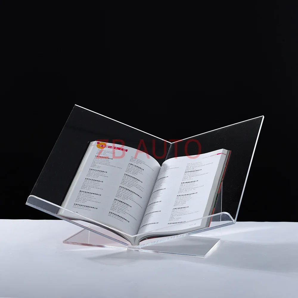 acrylic bookshelf, creative magazine rack, book support, textbook picture book, desktop album display rack, study accessories