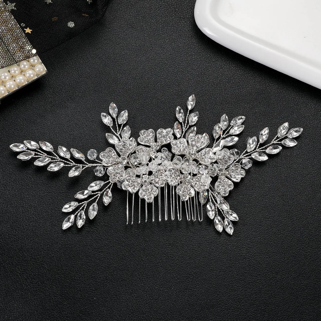 

Расчески для волос со стразами и кристаллами золотого, серебряного цвета, головной убор для невесты, женская шпилька, свадебные аксессуары для волос, украшения на голову, подарок