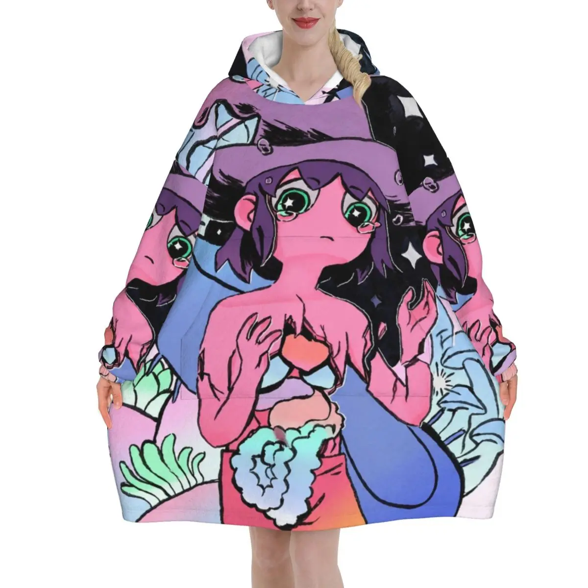 Midnights Gospes Wearable Blanket Hoodie as Gifts for Women Men Warm Cozy Large Blanket Sweatshirt Thick Fleece Hooded Blanket