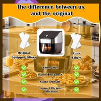 Filters For Instant Vortex Plus 6 Quart Air Fryer Replacement Filters Air Fryer Filters-T33C