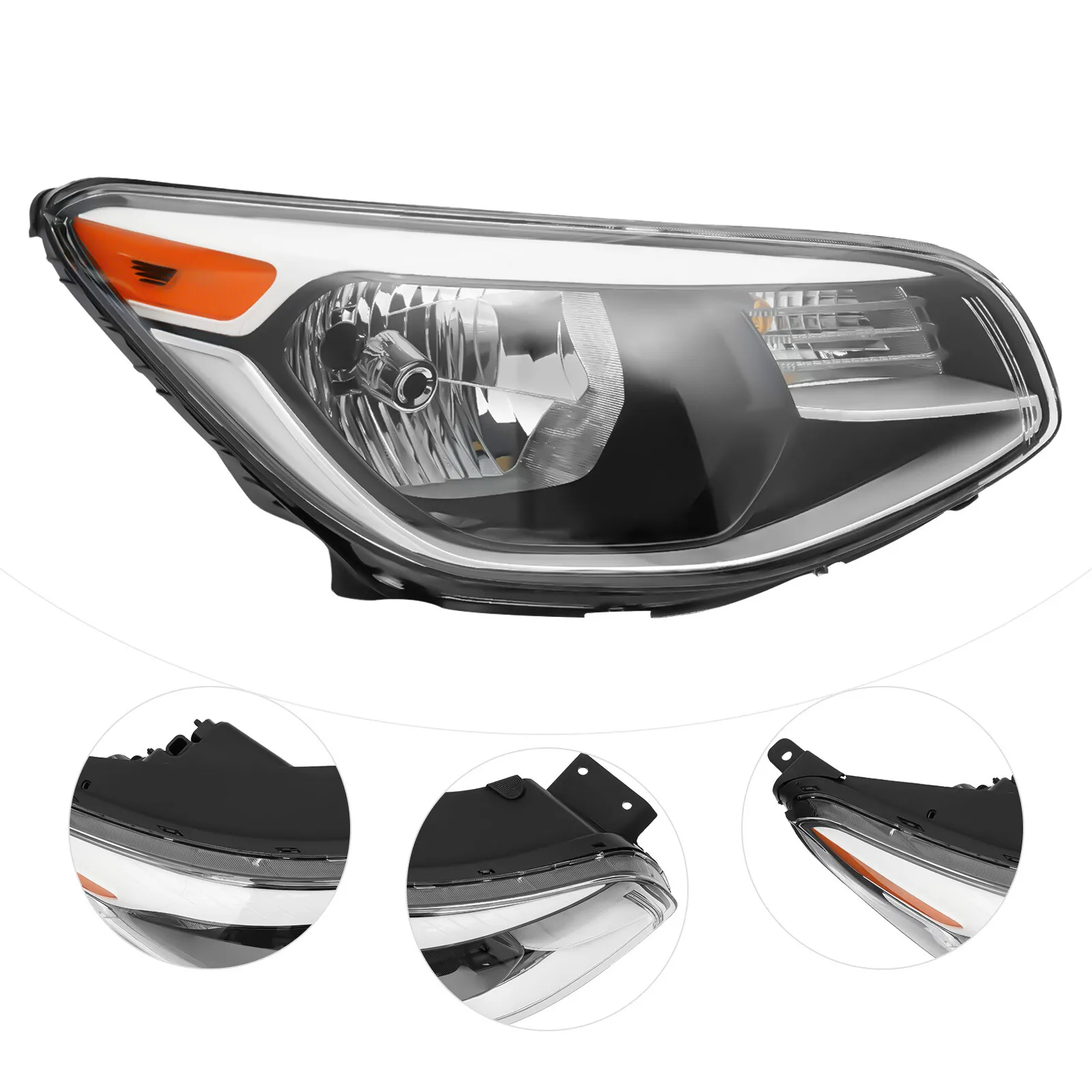

For 2014-2019 Kia Soul Halogen Headlight Headlamp Assembly Right Passenger Side