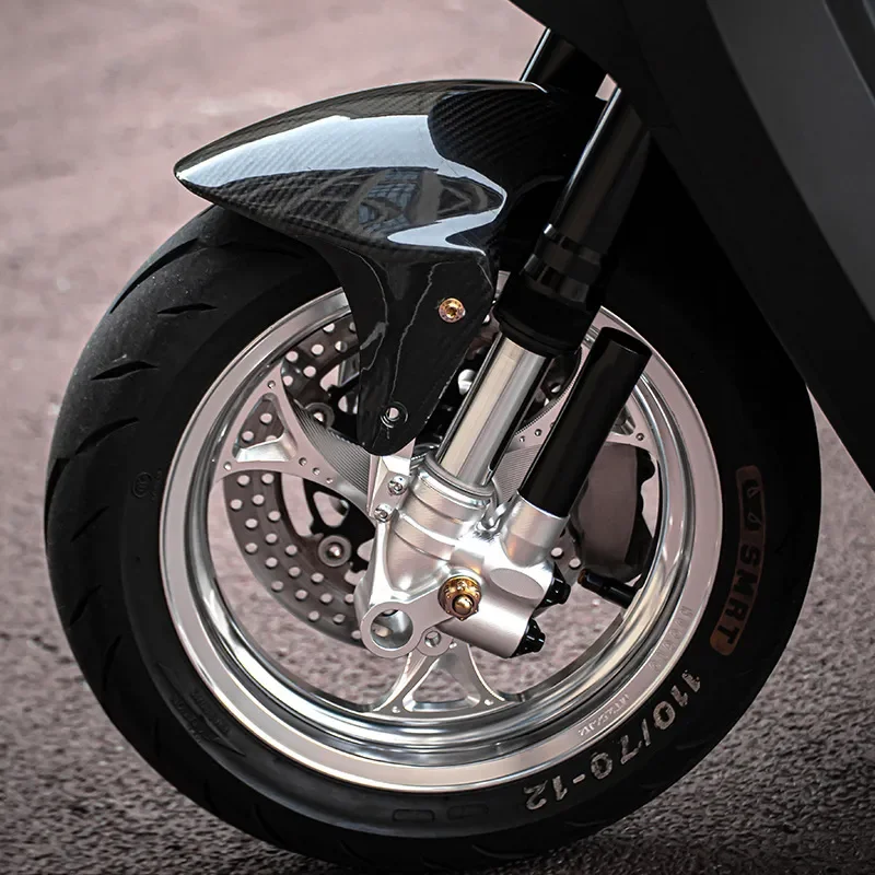 G352 Front Shock Absorber For Electric Vehicle Motorcycle 400mm 33 Core Damping Preload Three Adjustable Suspension Fork