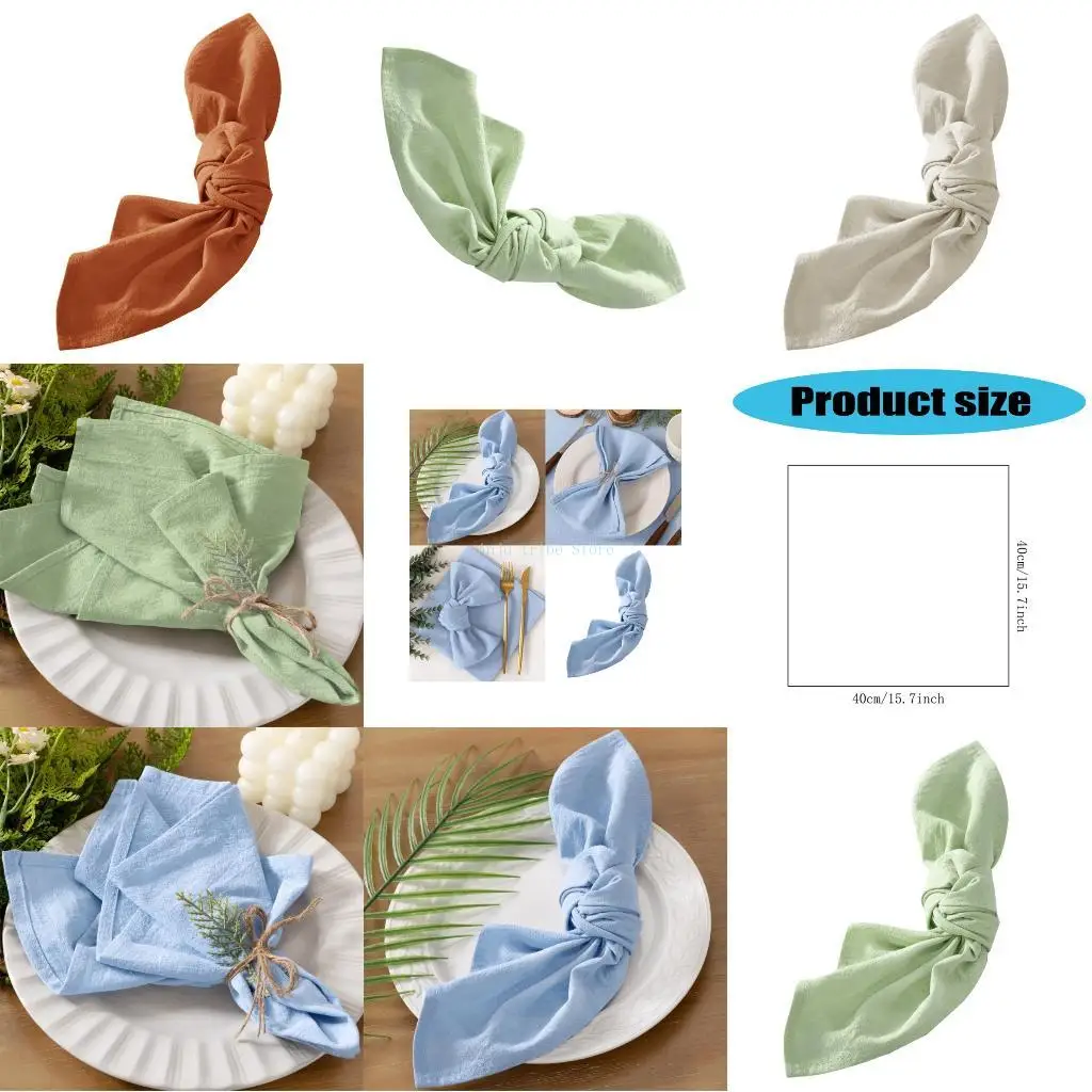 

2025 New Natural Cotton Square Table Linen Decorative and Sturdy for Home Use