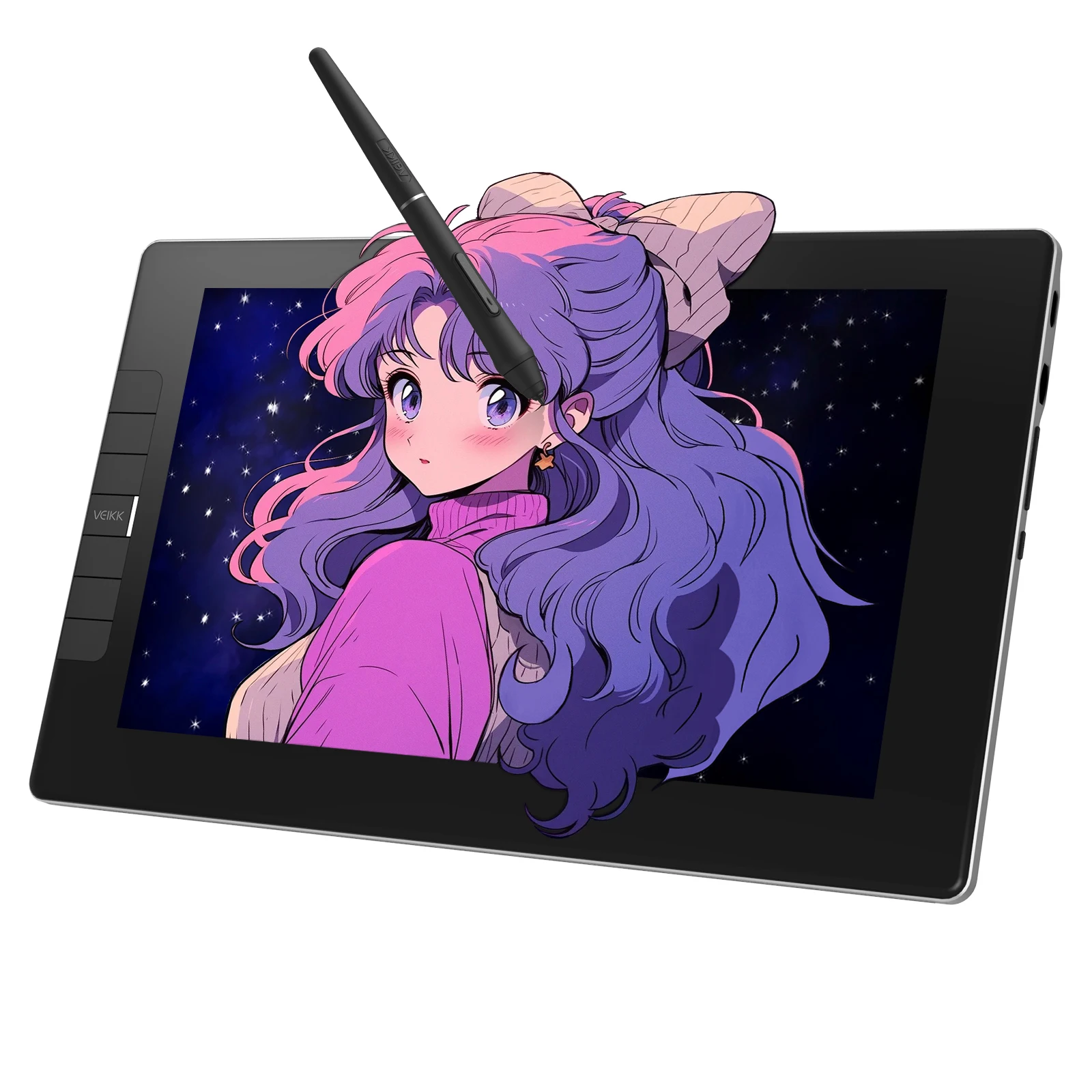 

VK1200V3 Affordable Graphics Display Tablet with Screen Ideal for Beginner and Artist Drawing