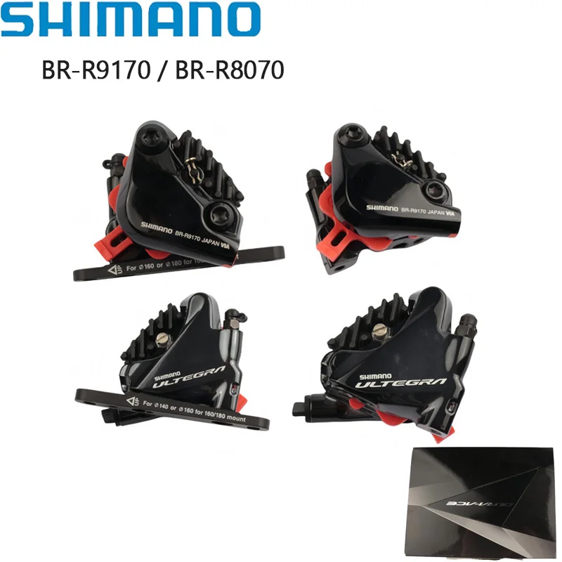 

Shimano Ultegra R8070 Суппорт Dura ace R9170 Суппорт с плоским креплением Гидравлический дисковый тормозной суппорт Дорожный велосипед Передний и задний тормоз в штучной упаковке