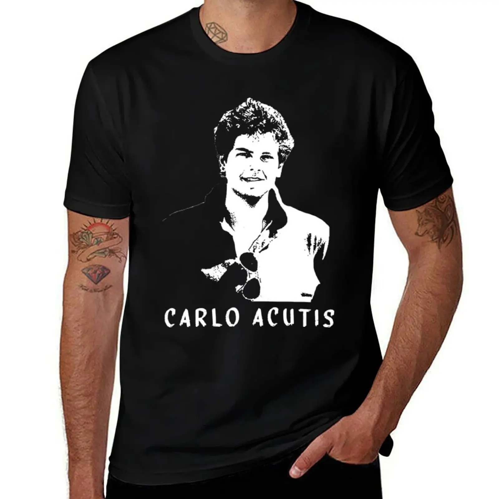 

t men for shirt man luxury shirts designer brand Acutis shirt Blessed T-Shirt man cotton men Carlo 100% t T-Shirt t