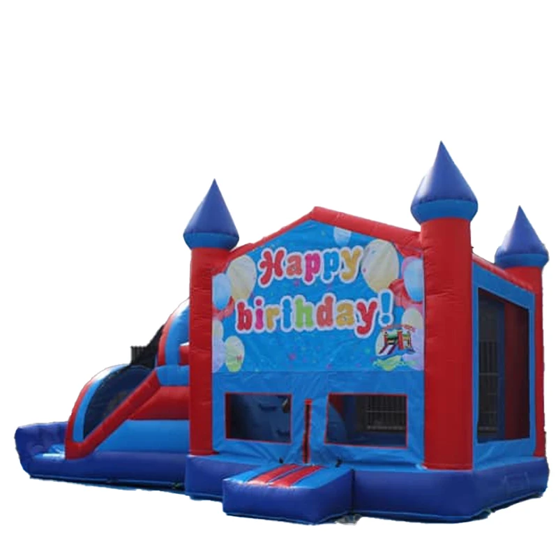 High Quality Children's Birthday Party Inflatable Trampoline With Customizable Name And Logo