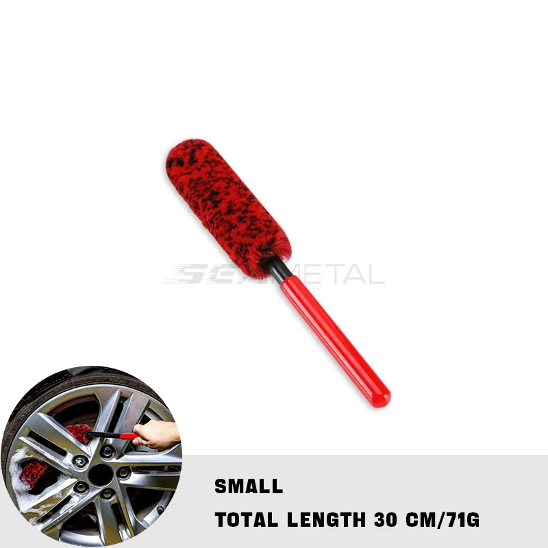 SEAMETAL Auto Wiel Detaillering Borstel Buigbare Auto Wiel Woolies Borstels Auto Cleaning Tools voor Auto Velg Band Wassen Accessoires