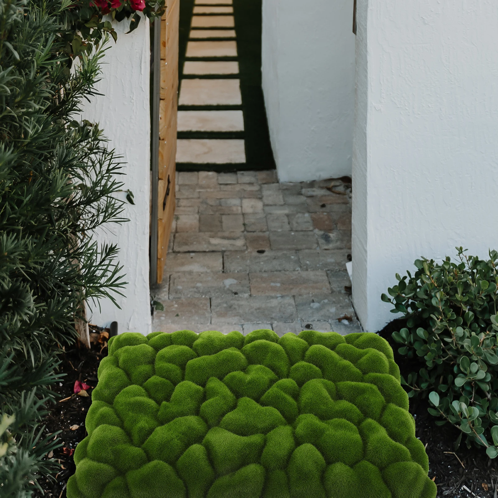 

Simulated Decorative Board 31x47cm Green Wall Hanging DIY Plant Background Faux Moss Panel Artificial Garden Moss Landscape Prop