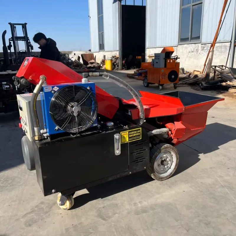 

Multifunctional Small Portable Concrete Pump - 6-8m³/h for Construction Site Equipment