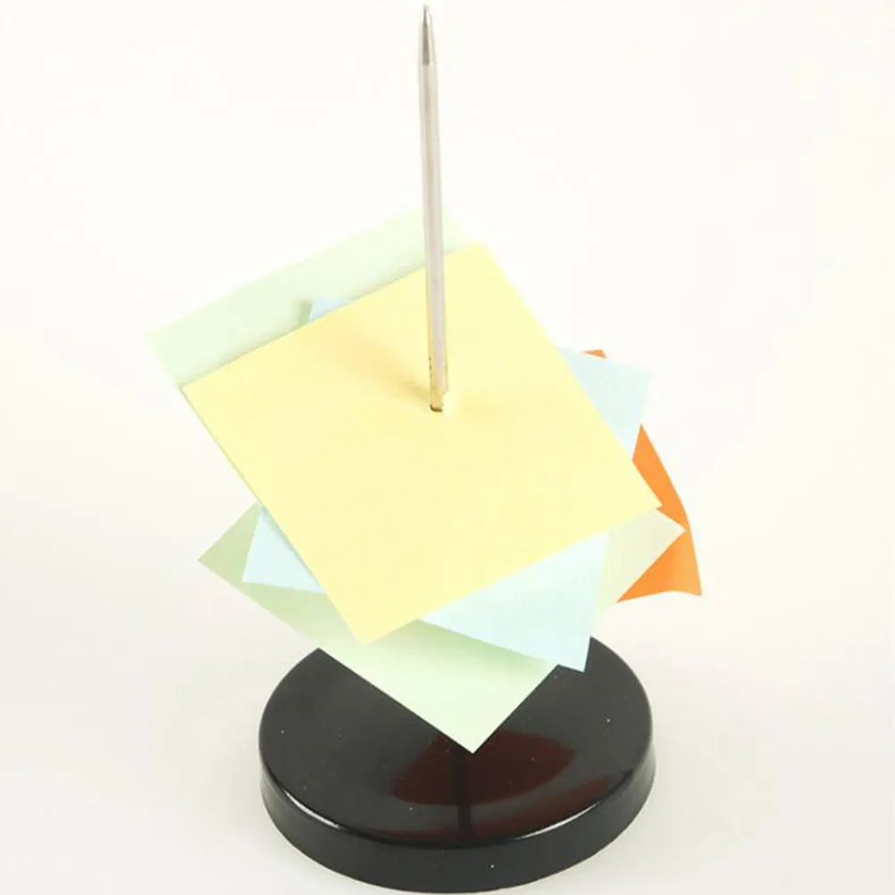 2Pcs Receipt Spike with Sturdy Round Base Thick Straight Rod Check Spindle Holder for Restaurant Kitchen Office Bill Organizer
