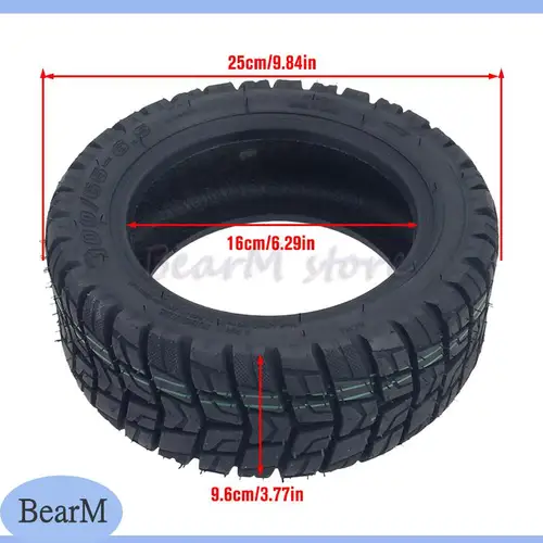 Neumáticos de vacío 90/65-6,5 de alta calidad, neumáticos sin cámara para patinete eléctrico Dualtron Thunder 100/65-6,5