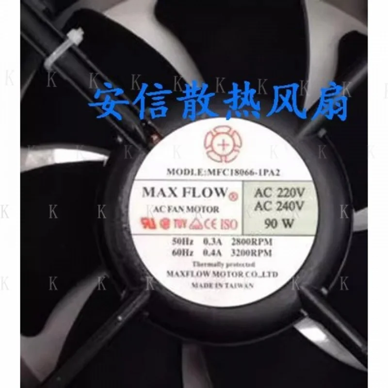 

C ДЛЯ MAXFLOW MFC18066-1PA2 AC220V/240V 0.3/0.4A 90W Осевой охлаждающий вентилятор