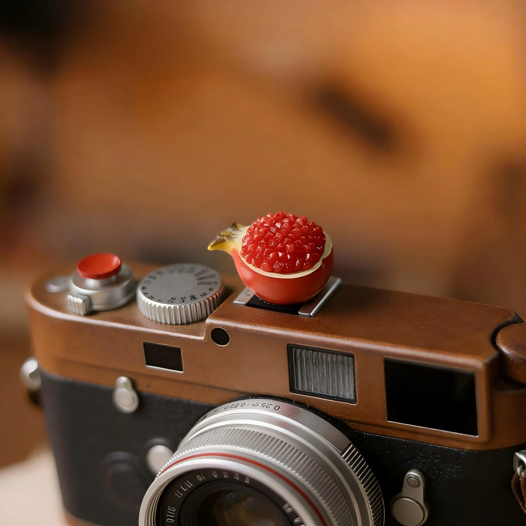 Cute Fruit Series Hot Shoe Cover for Leica Q2 Fuji X100V X-T5 Sony ZV-1 Canon EOS R5 Nikon Z5 Camera Accessories view 5