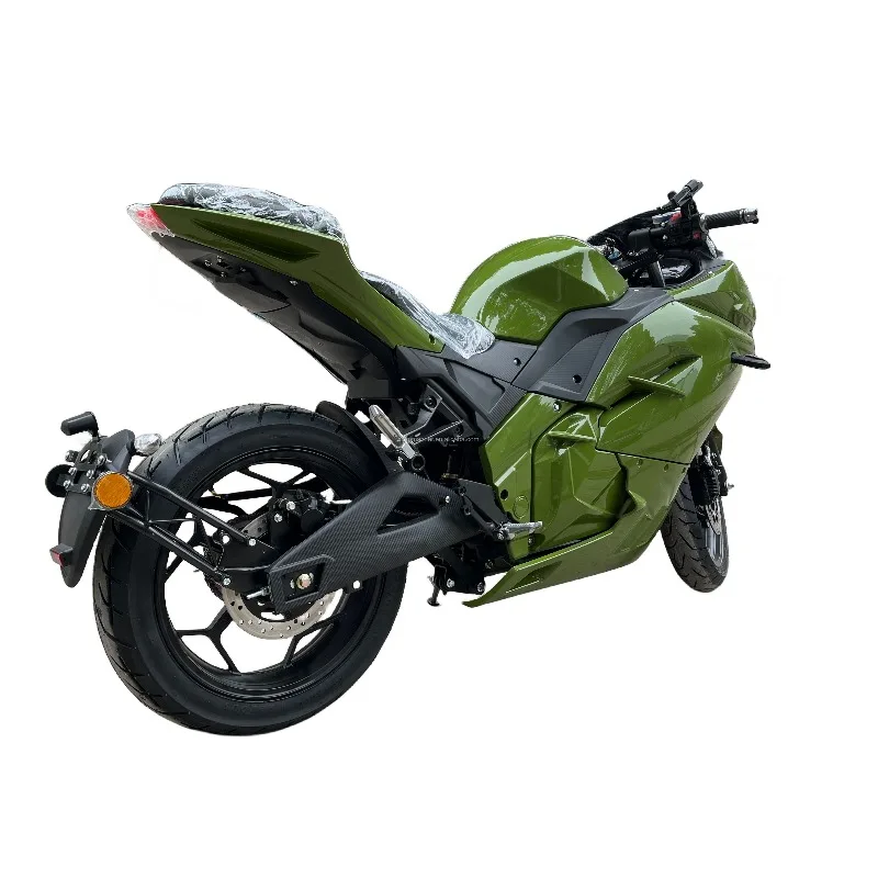 دراجة نارية كهربائية شديدة التحمل Zuimi 3000W محرك متوسط، دراجة نارية للسباق للبالغين بطول 120 كم/ساعة للتجول والطرق الوعرة