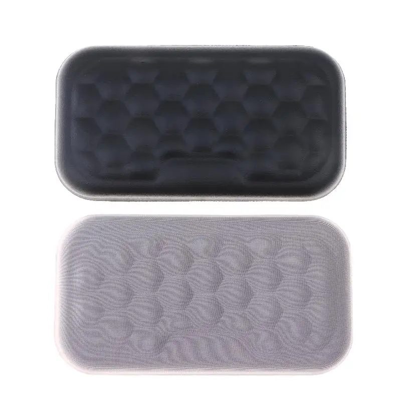 【C】Car Memory Foam Armrest Elbow Pad Mouse Keyboard Wrist Rest PU/Cloth Anti-Slip Breathable Sweat-Absorbent Car Wrist Pad