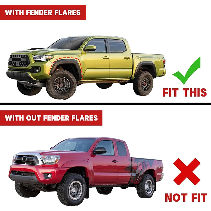 999J2-BS0004 999J2-XR00003 4 قطعة PP + TPE اللوحات الطينية واقيات الطين لـ 2005-2022 نيسان فرونتير بيك اب 4 أبواب أسود #5