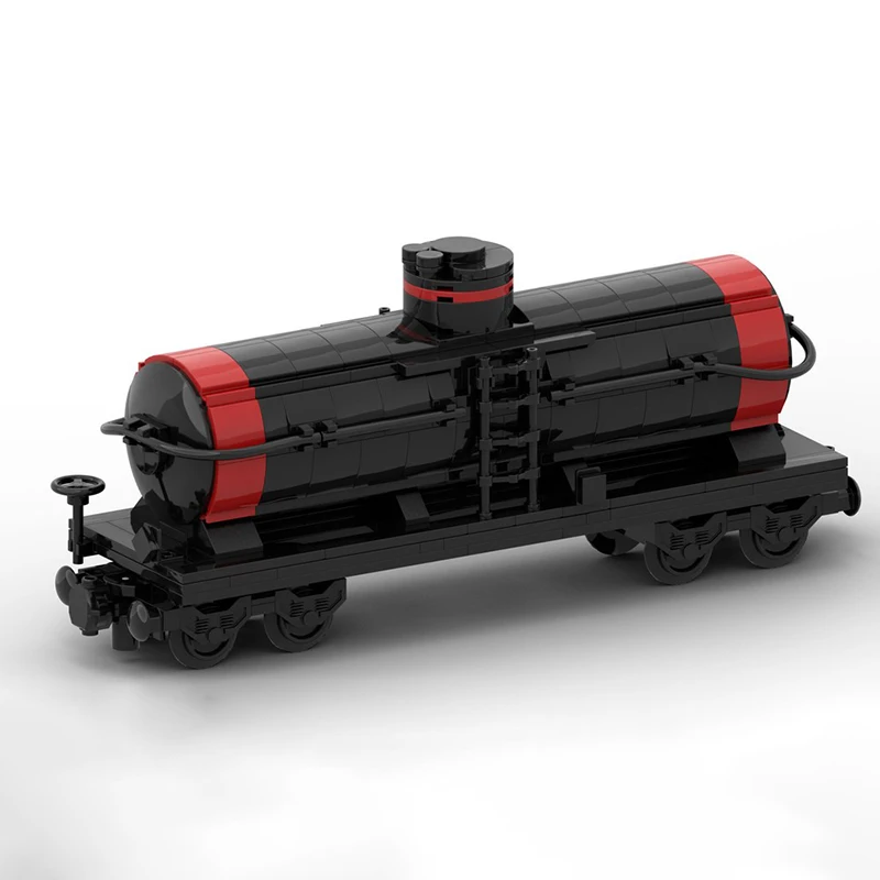 

MOC Tank wagon，Wagon citerne， Train model, DIY creativity, children, toy set, Christmas gift, technological building blocks
