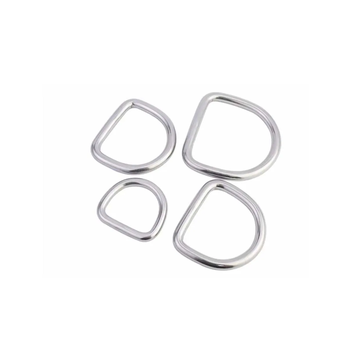 304 Stainless Steel D-ring / Luggage, Hat DIY Accessories, Seamless Steel Ring, Shoulder Strap, Lifting Ring