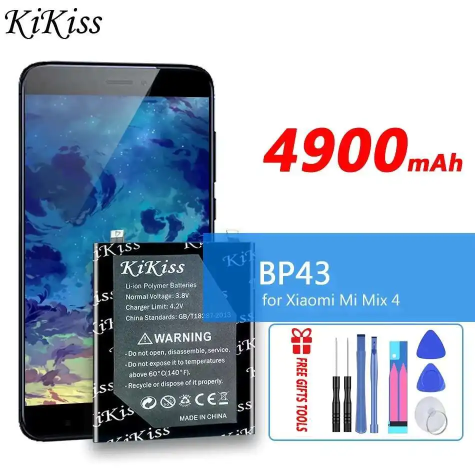 

Легкий аккумулятор для мобильного телефона BP43 емкостью 4900 мАч для Xiaomi MI Mix 4 Mix4