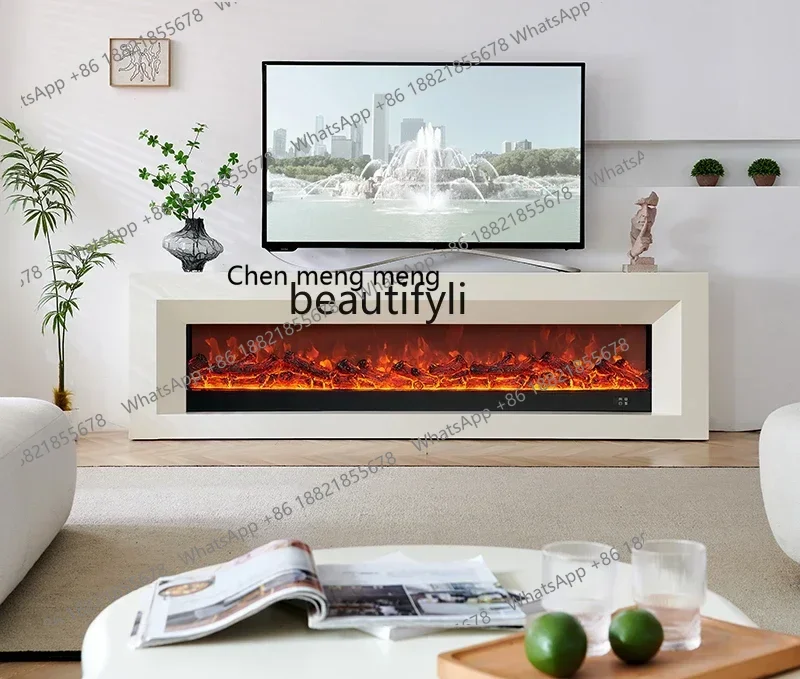 xz1French fireplace TV cabinet, American mantel, simulated fire electronic fireplace core, household