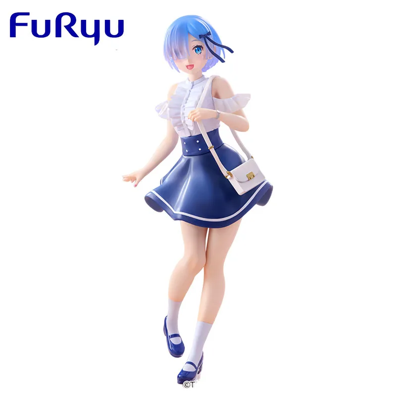 

Genuine Original FuRyu Re:Life in A Different World From Zero Rem Anime Figure Collectible Model Doll Statuette Ornament Gift