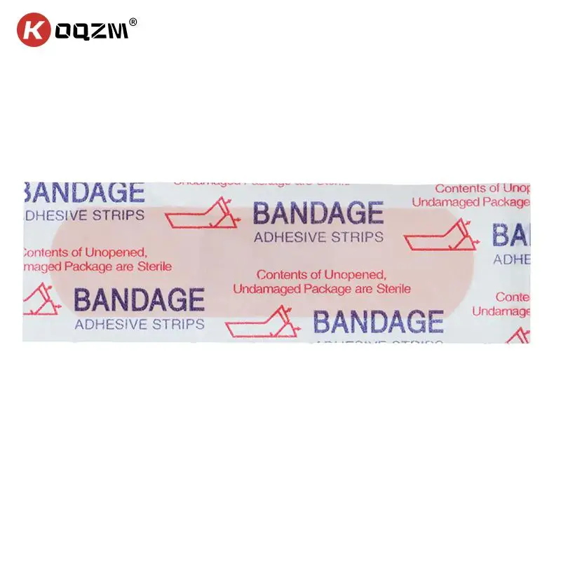 

50Pcs Translucent Or Nontransparent Bandage 72 * 19mm Water-proof,External Dressing Band Aid Kit Accessories