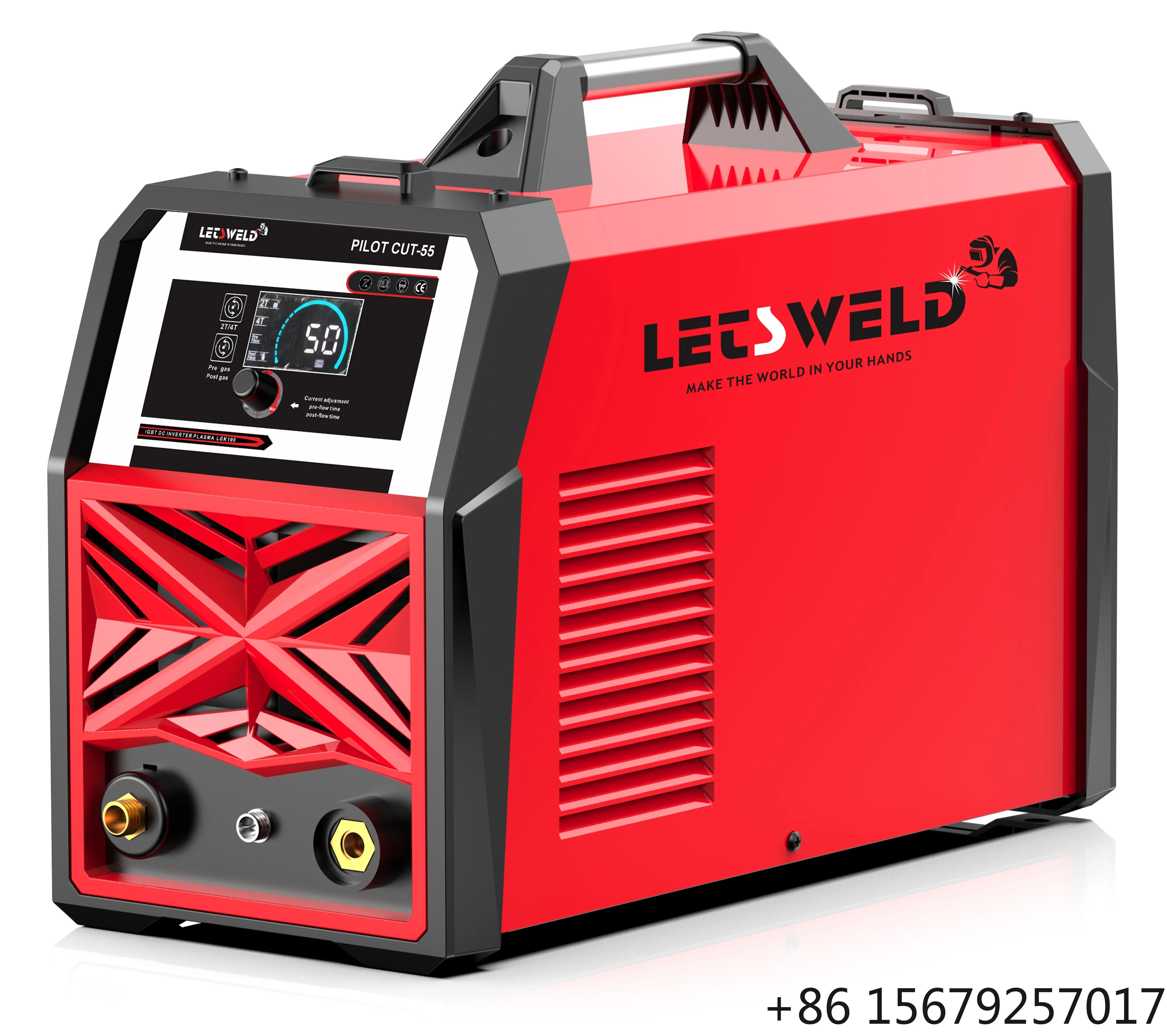 LETSWELD CUT-40 New Air Plasma Cut Machine IGBT Cutter Welder with Pilot Arc 40A/55A 5-10mm Cutting Thickness 1 Year Warranty